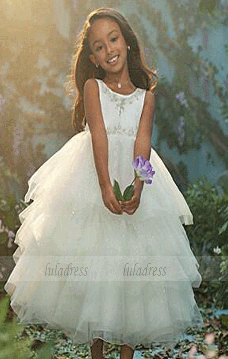 Tea Length Flower Girl Dresses Children ...